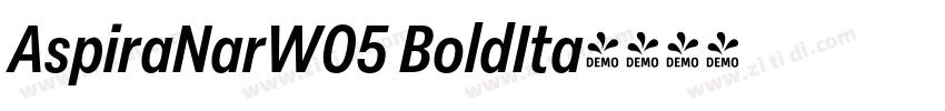 AspiraNarW05 BoldIta字体转换